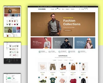 wordpress外贸商城独立站衣服包包综合百货类多语言响应式外贸商城源码