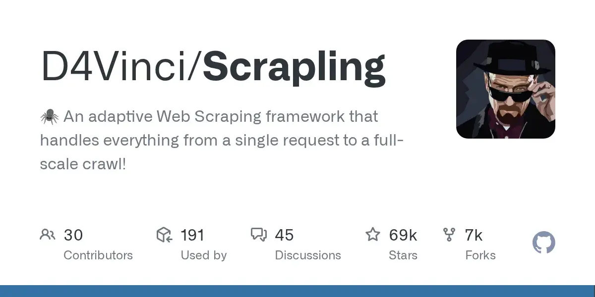 Scrapling 仓库封面