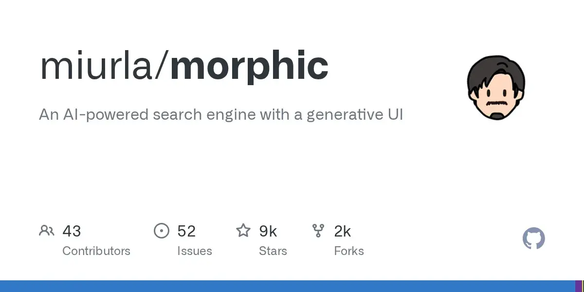 Morphic生成式AI搜索引擎源码